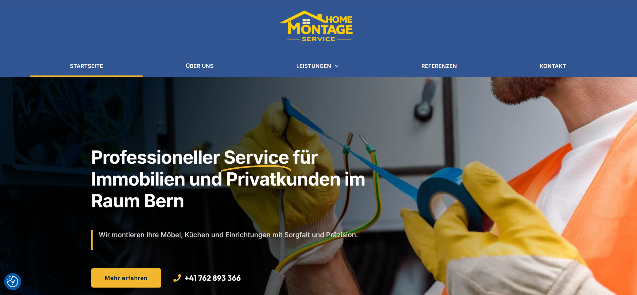 Realizacja strony: Home Montage Service